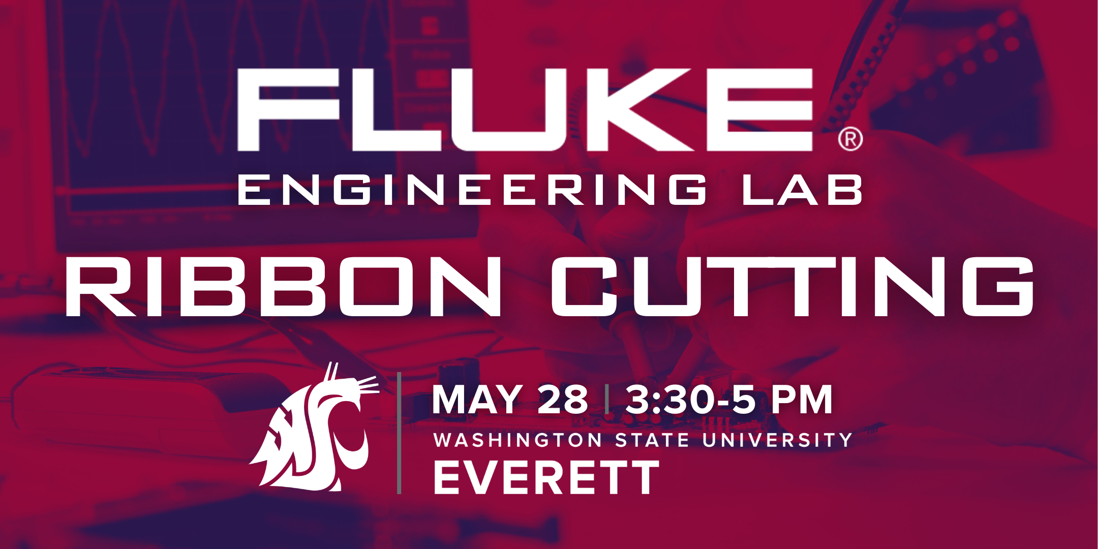 fluke engineering lab ribbon cutting wsu everett