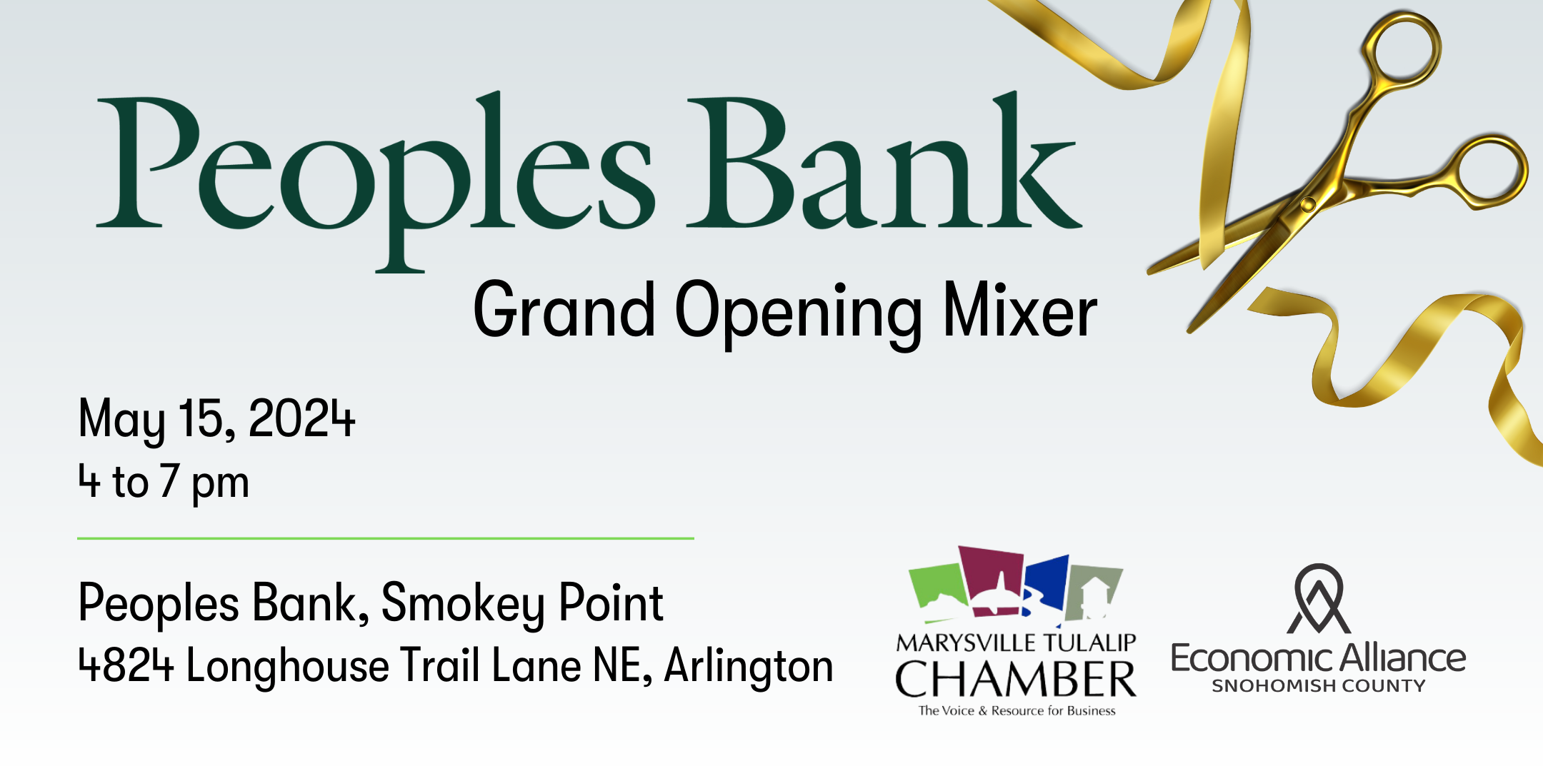 Peoples Bank Grand Opening Mixer Photo - Click Here to See